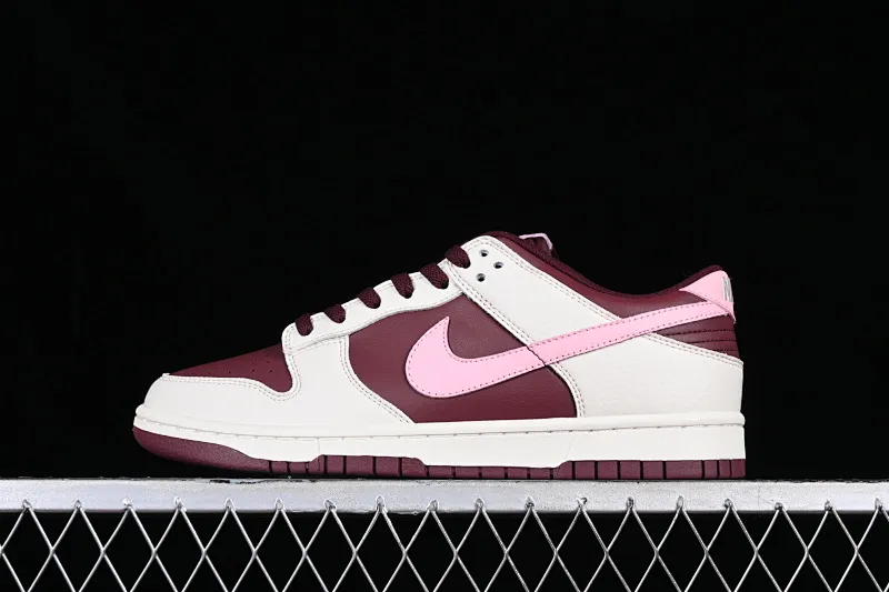 All Categories Nk SB Dunk Series Nk SB Dunk Low Low-top sneakers K version Nk Dunk Low Burgundy Valentine's Day SB low-top sports and leisure sneakers DR9705-100